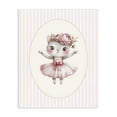 thumbnail image 1 of Stupell Industries Cottage Nursery Ballerina Cat Striped Canvas Art, 36 x 48, by LSR Design Studio, 1 of 8
