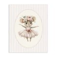 thumbnail image 1 of Stupell Industries Cottage Nursery Ballerina Mouse Striped Canvas Art, 24 x 30, by LSR Design Studio, 1 of 8