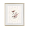 thumbnail image 1 of Stupell Industries Cottage Nursery Ballerina Swan Striped Birch Framed Print Under Glass, 13 x 16, by LSR Design Studio, 1 of 8