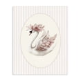 thumbnail image 1 of Stupell Industries Cottage Nursery Ballerina Swan Striped Canvas Art, 24 x 30, by LSR Design Studio, 1 of 8