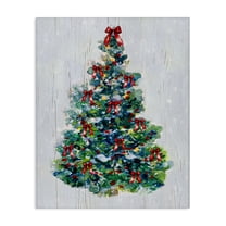 Stupell Industries O Christmas Tree Celebration Canvas Wall Art, design by Sally Swatland