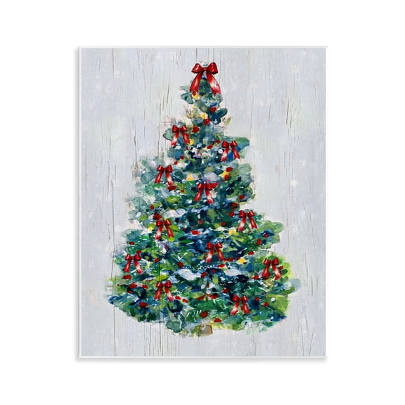 O Christmas Tree Celebration Wall Plaque Art, 11 x 14, Made In USA