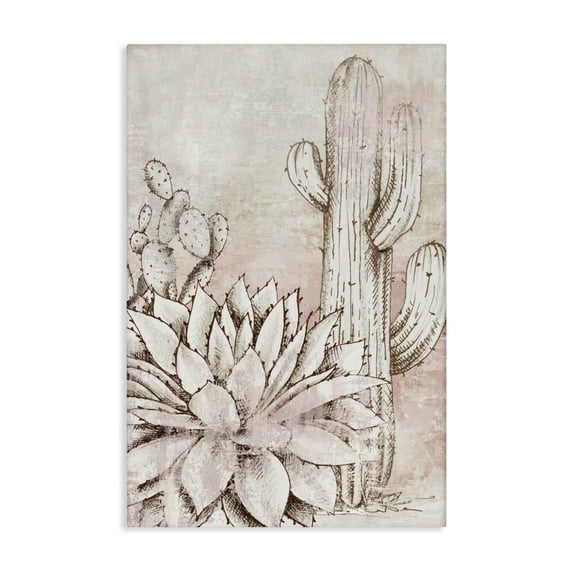 Stupell Industries Oasis Guardians Botanicals Canvas Wall Art design by Luna Mavis, 36 x 24