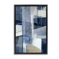 thumbnail image 1 of Stupell Industries Oblique Geometric Shapes Abstract Painting Black Floater Framed Canvas Art Print Wall Art, 17 x 25, 1 of 10