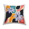 thumbnail image 1 of Stupell Industries Oblong Geometric Modern Flowers Printed Throw Pillow Design by Ziwei Li, 1 of 6