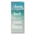 thumbnail image 1 of Stupell Industries Ocean Breeze Beach Lover Typography Graphic Art Gallery Wrapped Canvas Print Wall Art, Design by Marcus Prime, 1 of 7
