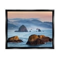 thumbnail image 1 of Stupell Industries Ocean Cliffs with Mountains Landscape Photography Black Floater Framed Canvas Art Print Wall Art, 31 x 25, 1 of 10
