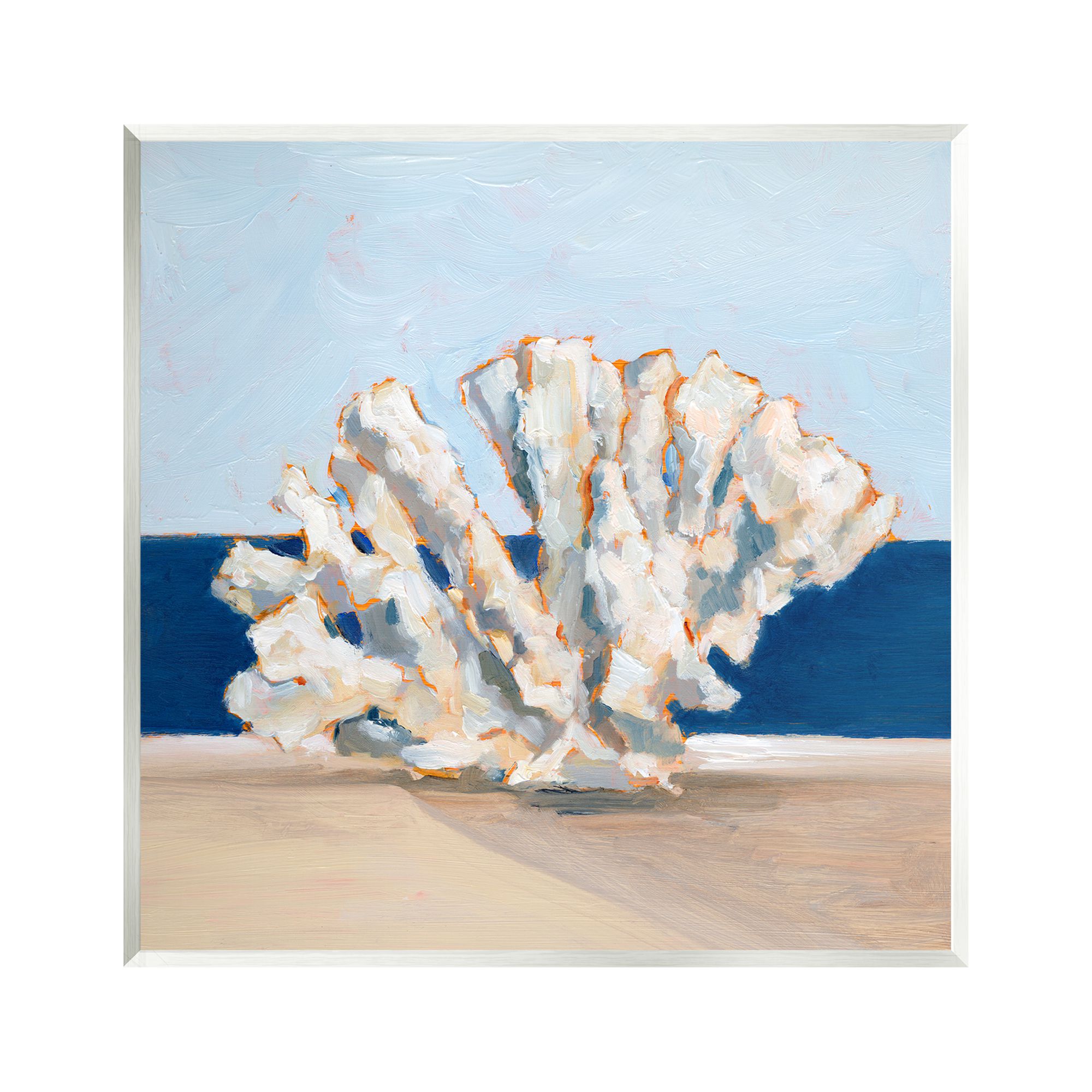 Stupell Industries Ocean Coral Still Life Animals & Insects Painting Unframed Art Print Wall Art, 12 x 12