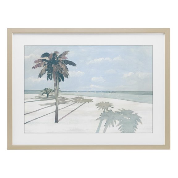 Stupell Industries Ocean Dream Palm Tree Birch Framed Print Under Glass design by Errico & Slyp, 17 x 23