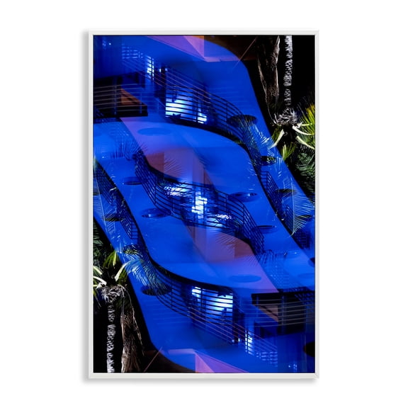 Stupell Industries Ocean Drive Surrealism White Framed Giclee Art design by Robin Vandenabeele, 30 x 20