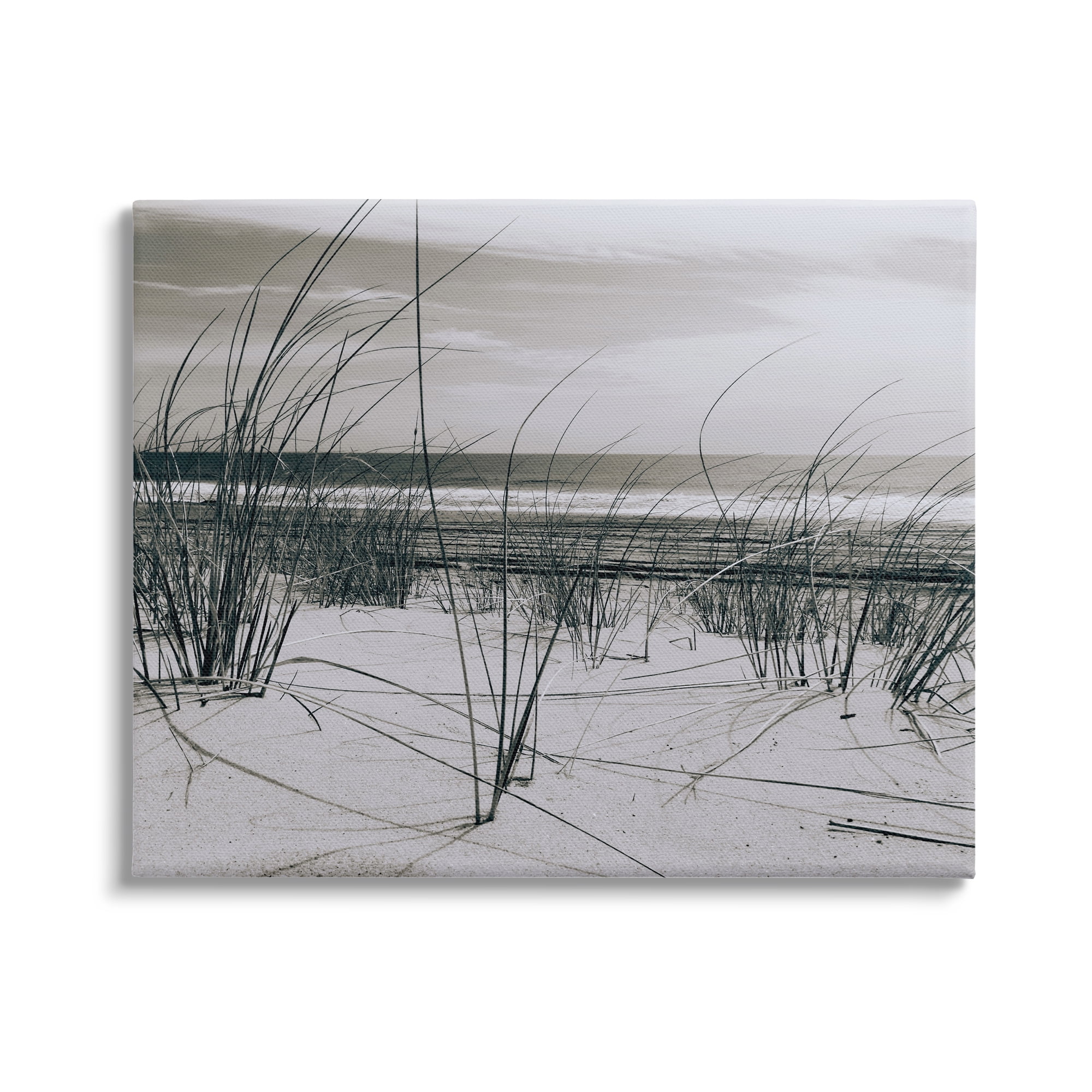 Stupell Industries Ocean Dunes Photography Landscape Photography Gallery Wrapped Canvas Art Print Wall Art, 30 x 24