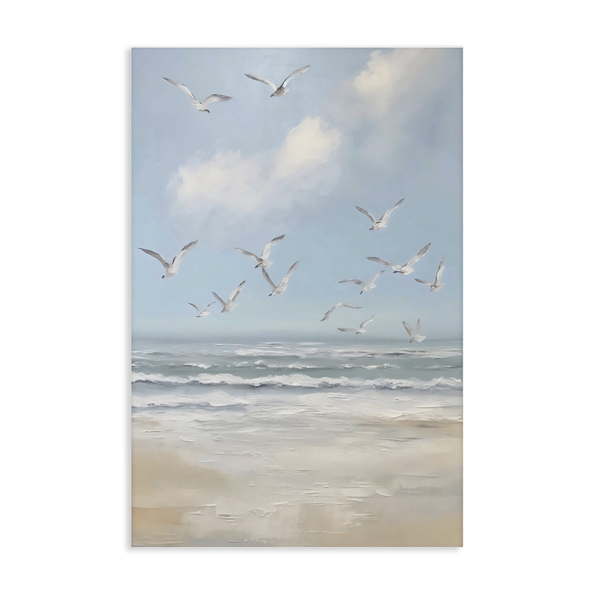 Stupell Industries Ocean Flight Seagulls Canvas Wall Art, design by Creative Studio