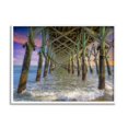 thumbnail image 1 of Stupell Industries Ocean Foam Underneath Boardwalk Bridge Dock Sunset Framed Wall Art, 30 x 24, Design by Daniel Sproul, 1 of 5