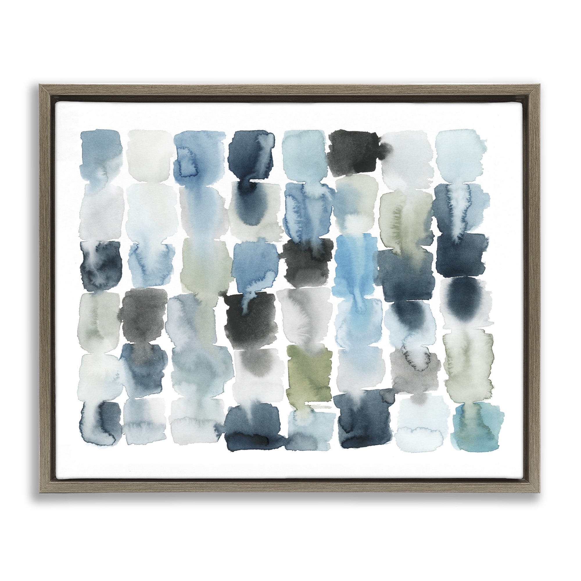 Stupell Industries Ocean Inspired Abstract Tiles Abstract Painting