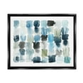 thumbnail image 1 of Stupell Industries Ocean Inspired Abstract Tiles Blue Green Watercolor Jet Black Framed Floating Canvas Wall Art, 24x30, by Grace Popp, 1 of 8
