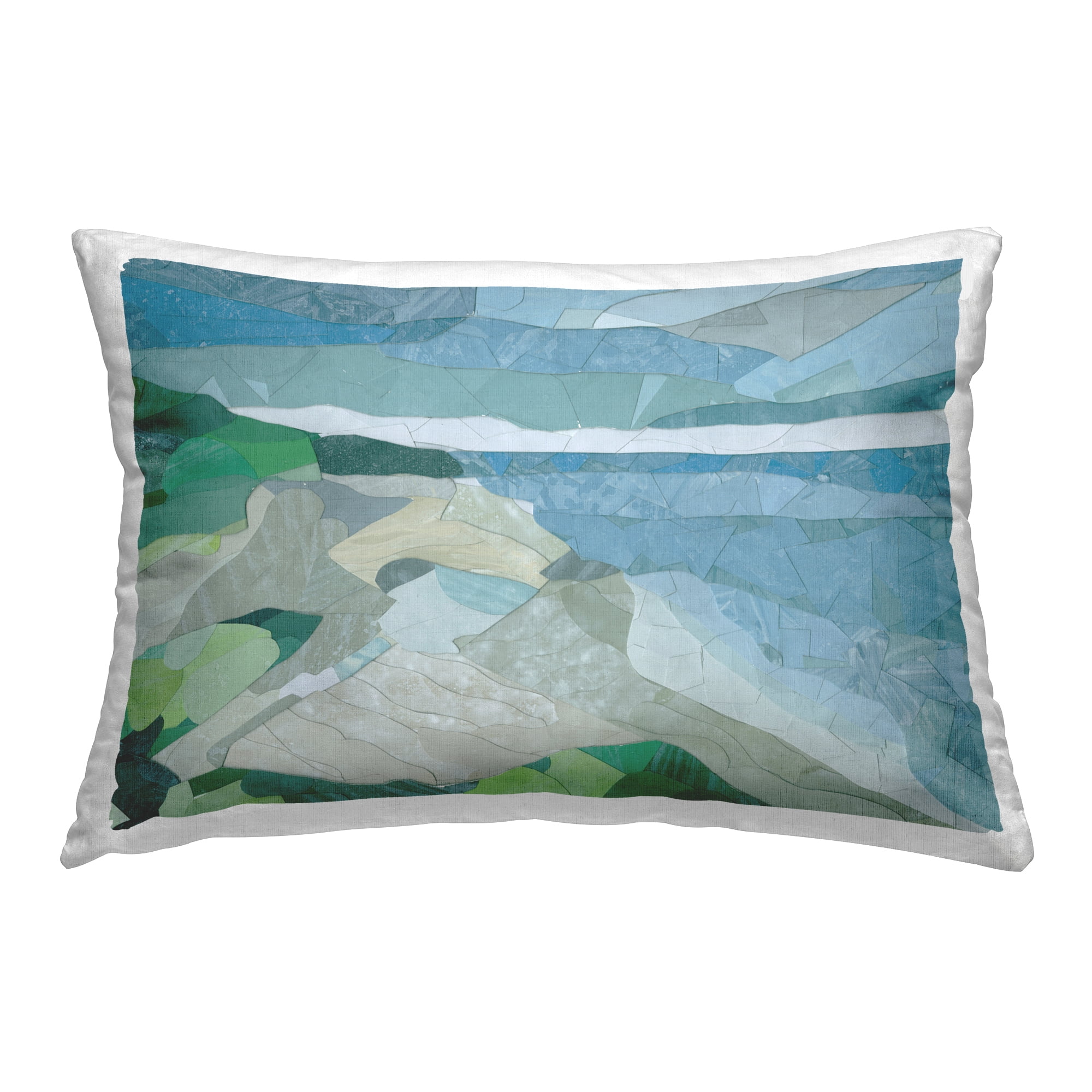 Stupell Industries Ocean Overlook Abstraction Decorative Printed Throw Pillow Design by Coco Good .
