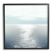 Stupell Industries Ocean Ripples Scenery Nature Photography Black Framed Art Print Wall Art, 12 x 12