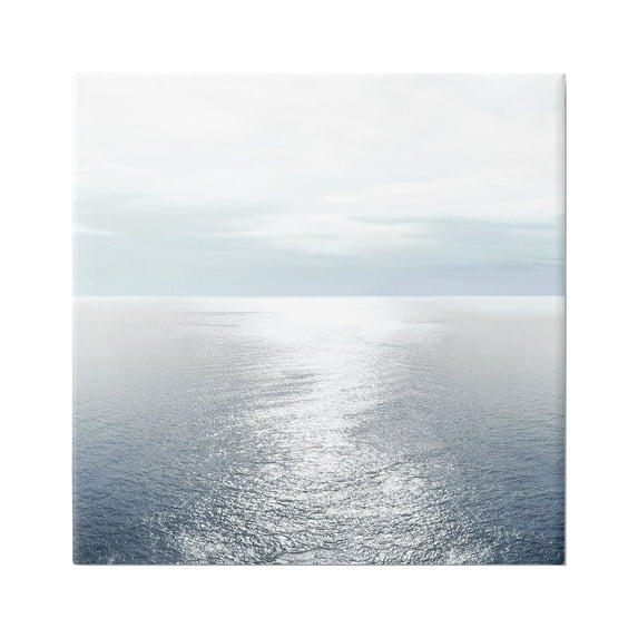 Stupell Industries Ocean Ripples Scenery Nature Photography Gallery Wrapped Canvas Print Wall Art, 17 x 17