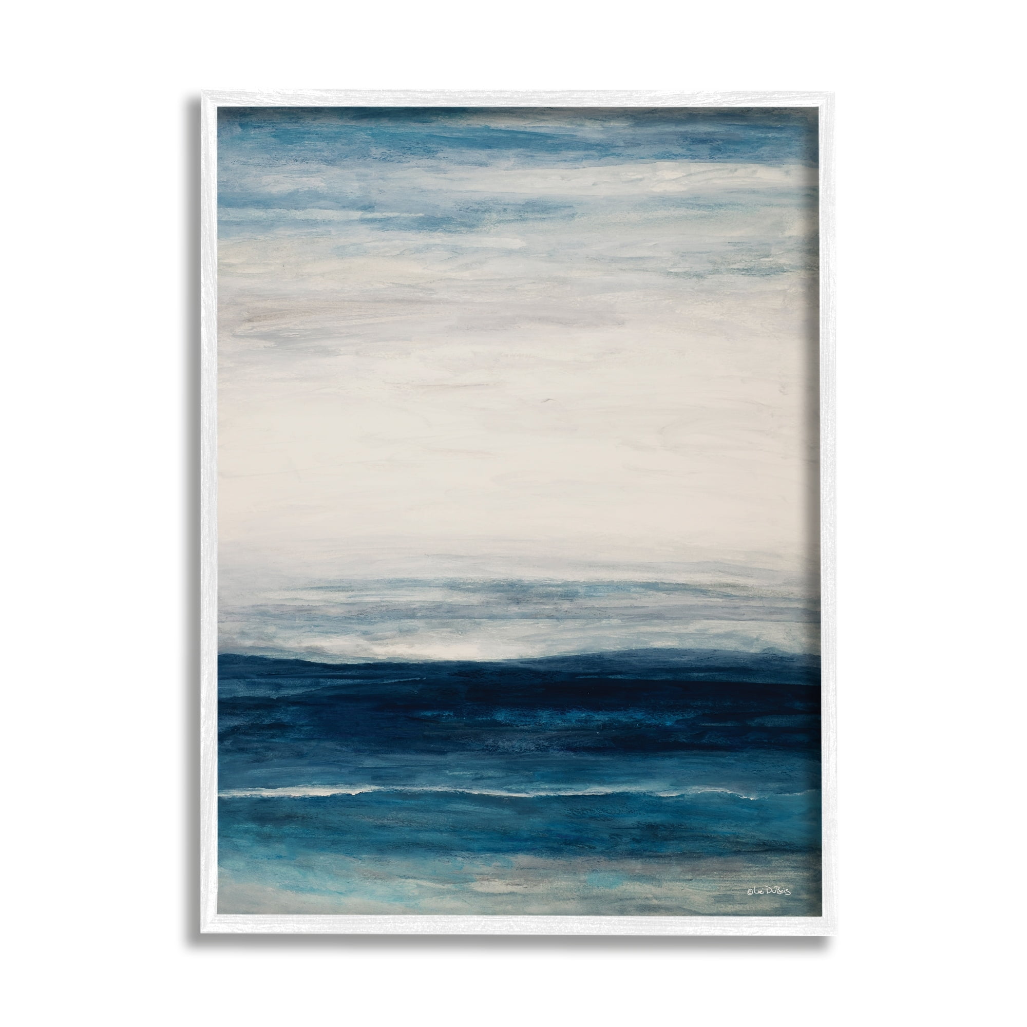 Stupell Industries Ocean Rise Sea Side Shoreline Layered Waves,11 x 14, Design by Lori Dubois