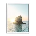 thumbnail image 1 of Stupell Industries Ocean Rock at Sunset Nature Photography White Framed Art Print Wall Art, 11 x 14, 1 of 8