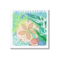 thumbnail image 1 of Stupell Industries Ocean Sand Dollar Collage Seashells Coral Pattern Graphic Art Gallery Wrapped Canvas Print Wall Art, Design by unknown, 1 of 7