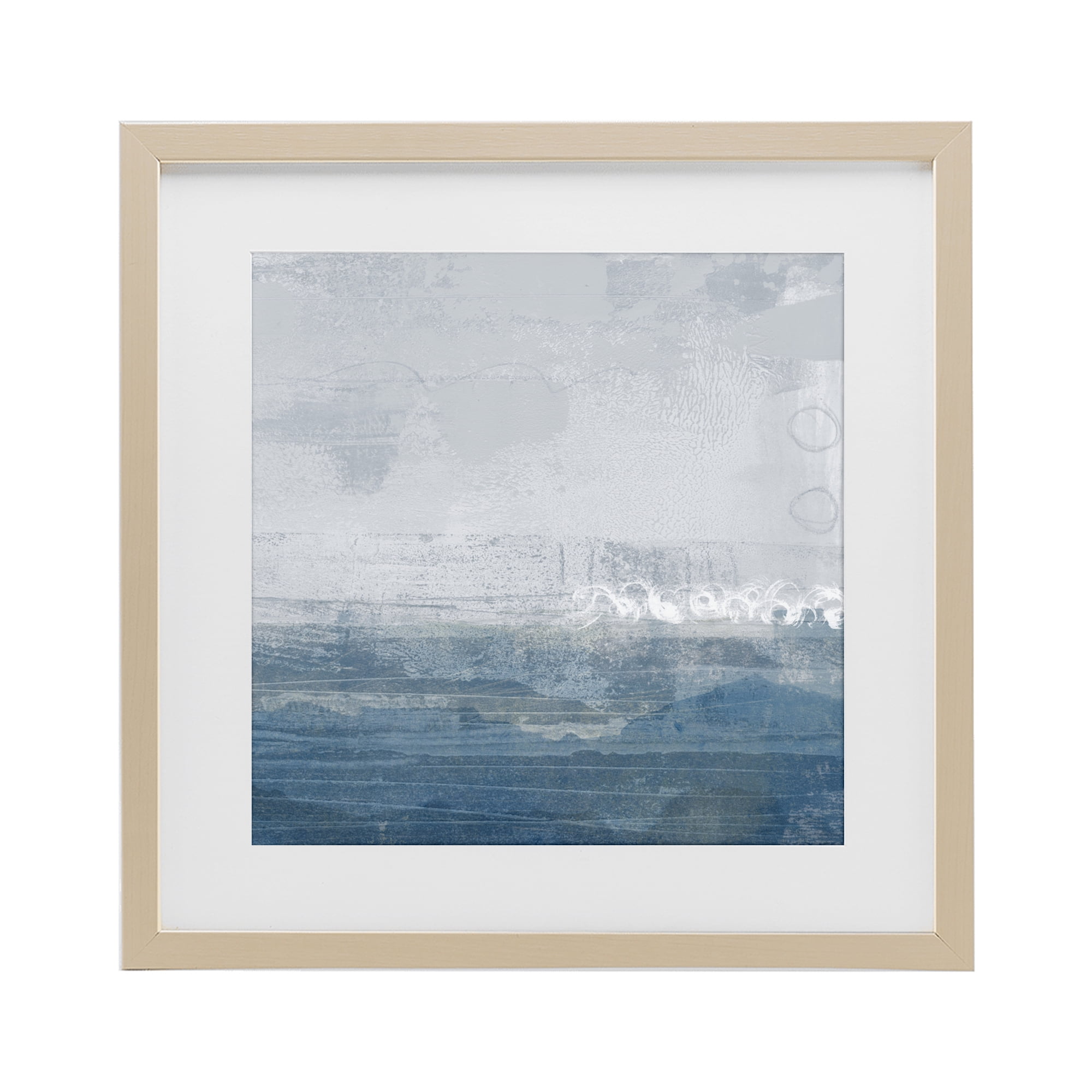 Stupell Industries Ocean Tide Abstract Birch Framed Print Under Glass, design by Dan Meneely