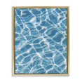 thumbnail image 1 of Stupell Industries Ocean Water Ripples Abstract Painting Gold Floater Framed Canvas Art Print Wall Art, 25 x 31, 1 of 10