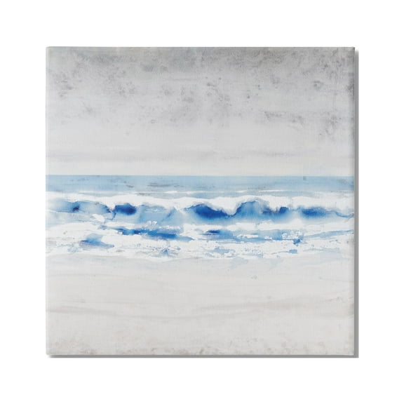 Stupell Industries Ocean Waves on Seashore Abstract Beach Tide Painting Gallery Wrapped Canvas Print Wall Art, Design by Tim OToole