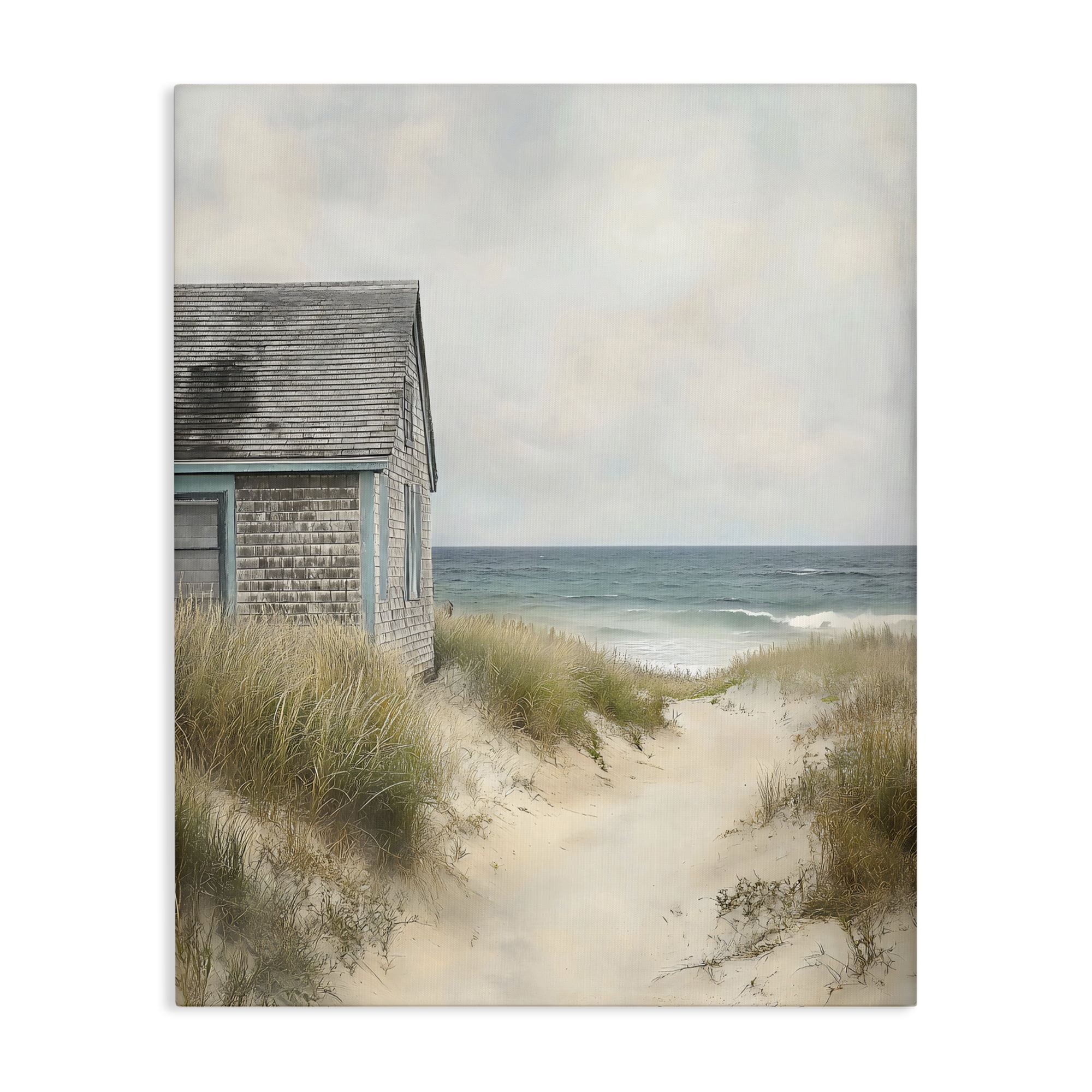 Stupell Industries Oceanfront Cottage on Dune Path Canvas Wall Art, design by Creative Studio