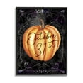 thumbnail image 1 of Stupell Industries October 31st Halloween Pumpkin Holiday Painting Black Framed Art Print Wall Art, 1 of 5