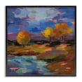 thumbnail image 1 of Stupell Industries Contemporary October Glow Lakeside Reflection Black Framed Giclee Art, 17 x 17, by Silvia Vassileva, 1 of 8
