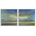 thumbnail image 1 of Stupell Industries October Sunset Sky 2 Piece Gray Framed Giclee Art Set design by Sheila Finch, 17 x 17, 1 of 8