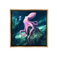 thumbnail image 1 of Stupell Industries Octopus & Jellyfish Friends Animals & Insects Painting Brown Floater Framed Canvas Art Print Wall Art, 25 x 25, 1 of 10