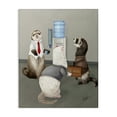 thumbnail image 1 of Stupell Industries Office Ferrets Water Cooler Animals & Insects Painting Gallery Wrapped Canvas Art Print Wall Art, 24 x 30, 1 of 8