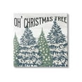 thumbnail image 1 of Stupell Industries Oh Christmas Tree Vintage Graphic Art Gallery Wrapped Canvas Print Wall Art, Design by Kim Allen, 1 of 7