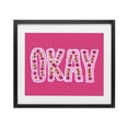 thumbnail image 1 of Stupell Industries Modern Okay Cherry Cake Black Framed Print Under Glass, 16 x 13, by Ziwei Li, 1 of 8