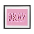 thumbnail image 1 of Stupell Industries Modern Okay Pastel Cherry Cake Black Framed Print Under Glass, 21 x 17, by Ziwei Li, 1 of 8