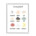 thumbnail image 1 of Stupell Industries Okay to Feel Emotions Chart Landscape Painting White Framed Art Print Wall Art, 16 x 20, 1 of 9