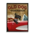 thumbnail image 1 of Stupell Industries Old Dog Classics Scottish Terrier Cigar Sports Car, 11 x 14, Design by Conrad Knutsen, 1 of 5