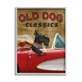 thumbnail image 1 of Stupell Industries Old Dog Classics Scottish Terrier Cigar Sports Car, 24 x 30, Design by Conrad Knutsen, 1 of 5