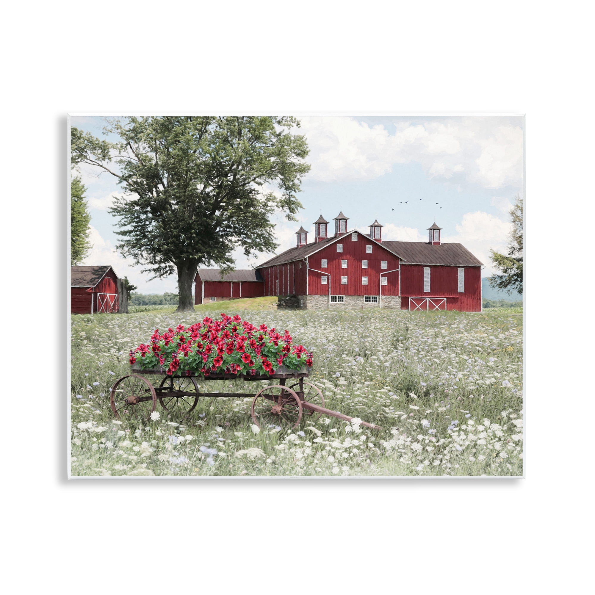 Stupell Industries Old Milton Farm Wall Plaque Art, design by Lori Deiter