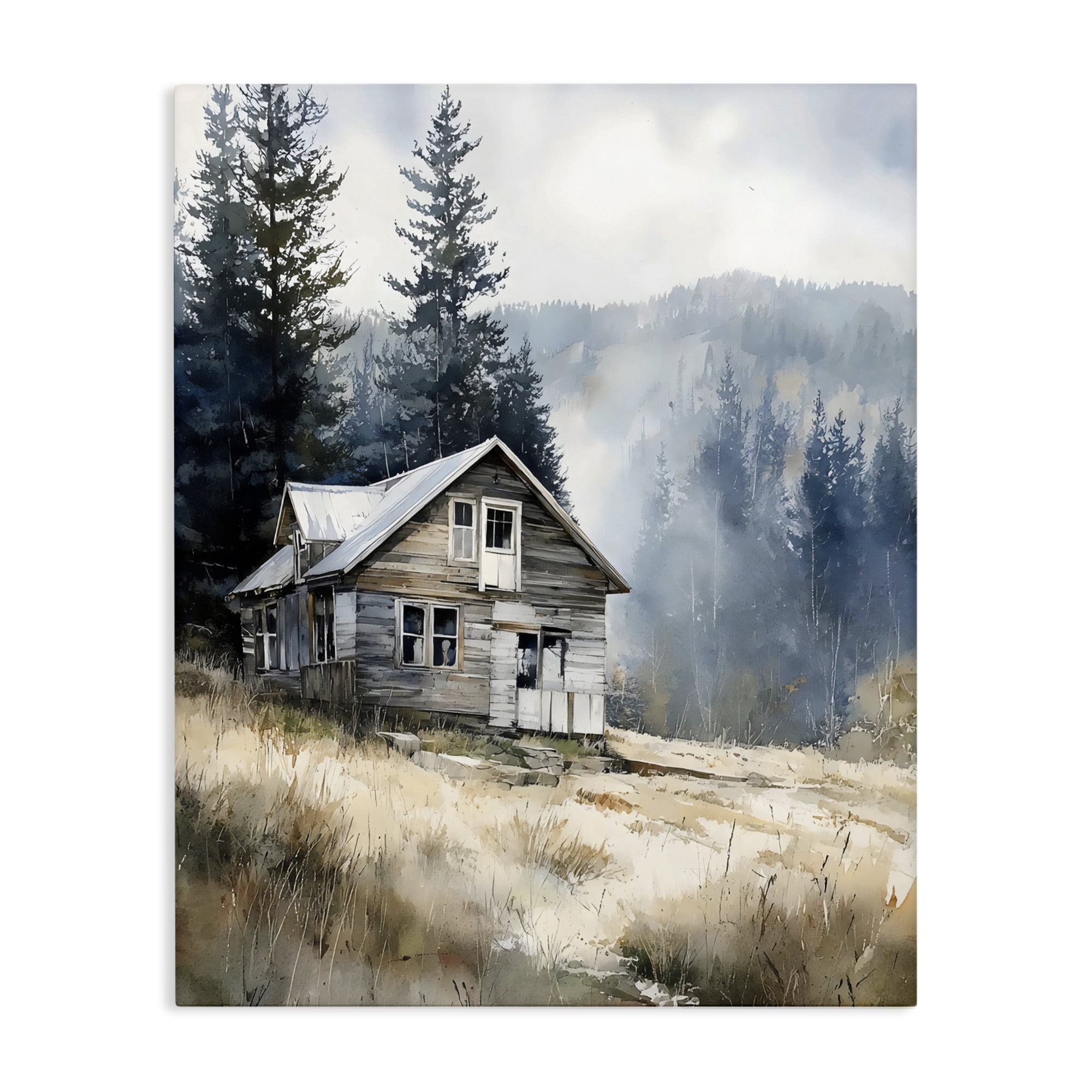 Stupell Industries Old Mountain House Canvas Wall Art, design by Franklyn Gregory