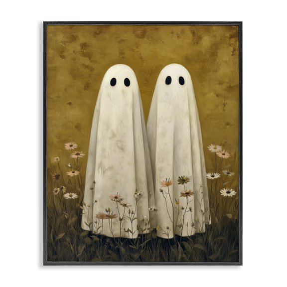 Stupell Industries Old World Ghost Couple Black Framed Giclee Art, design by Arlington Prints