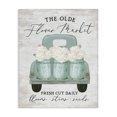 thumbnail image 1 of Stupell Industries Rustic Lodge Olde Farmer Market Vintage Turquoise Truck White Florals Canvas Art, 36 x 48, by Lettered and Lined, 1 of 7