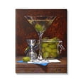 thumbnail image 1 of Stupell Industries Olive Martini Cocktail Bar Dark Still Life , 36 x 48, Design by Todd M. Casey, 1 of 6