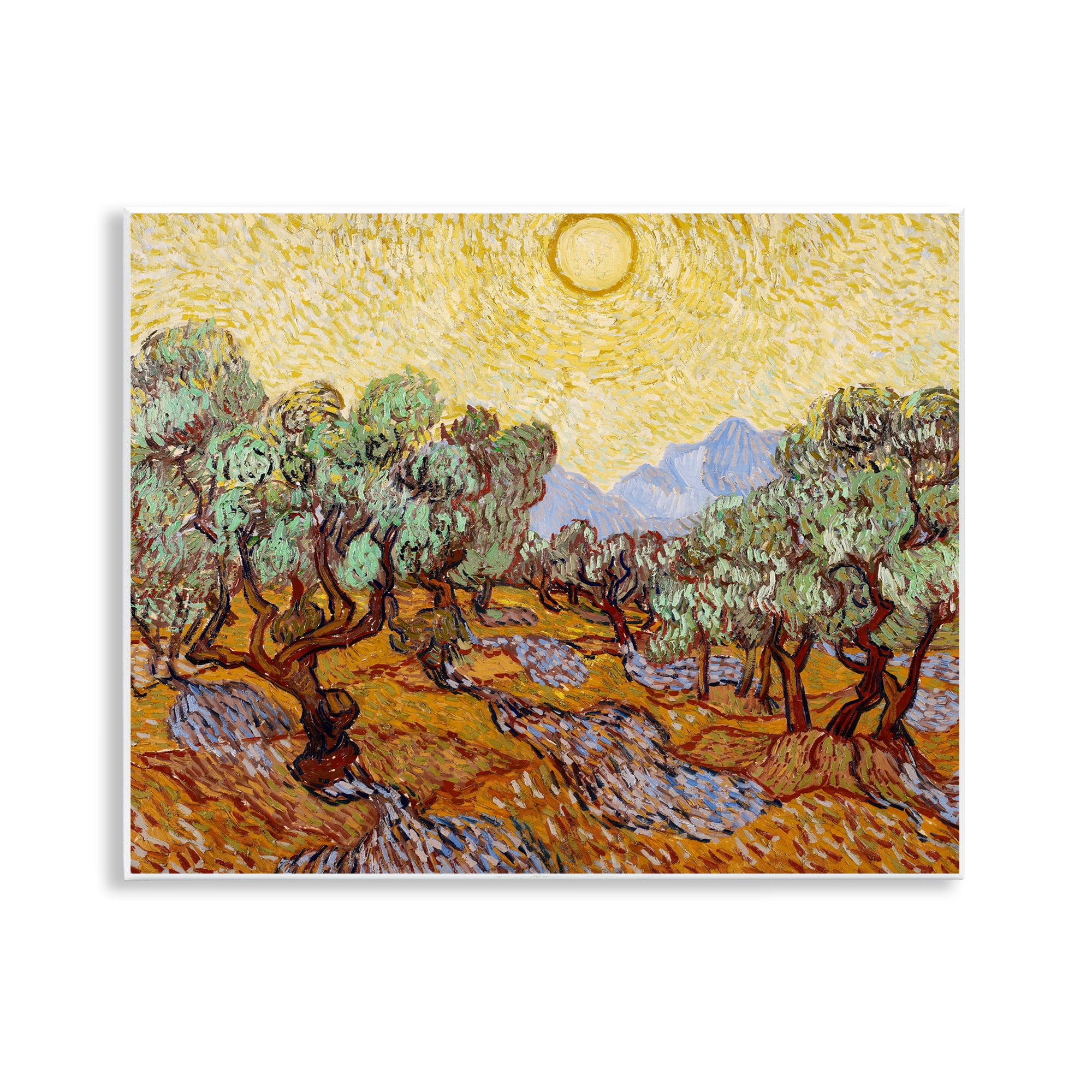 Stupell Industries Olive Trees Van Gogh Wall Plaque Art, design by Vincent Van Gogh