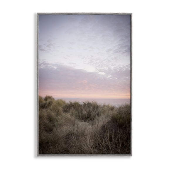 Stupell Industries Coastal Ombre California Sunset Gray Framed Giclee Art, 12 x 18, by Crystal Lynn Collins