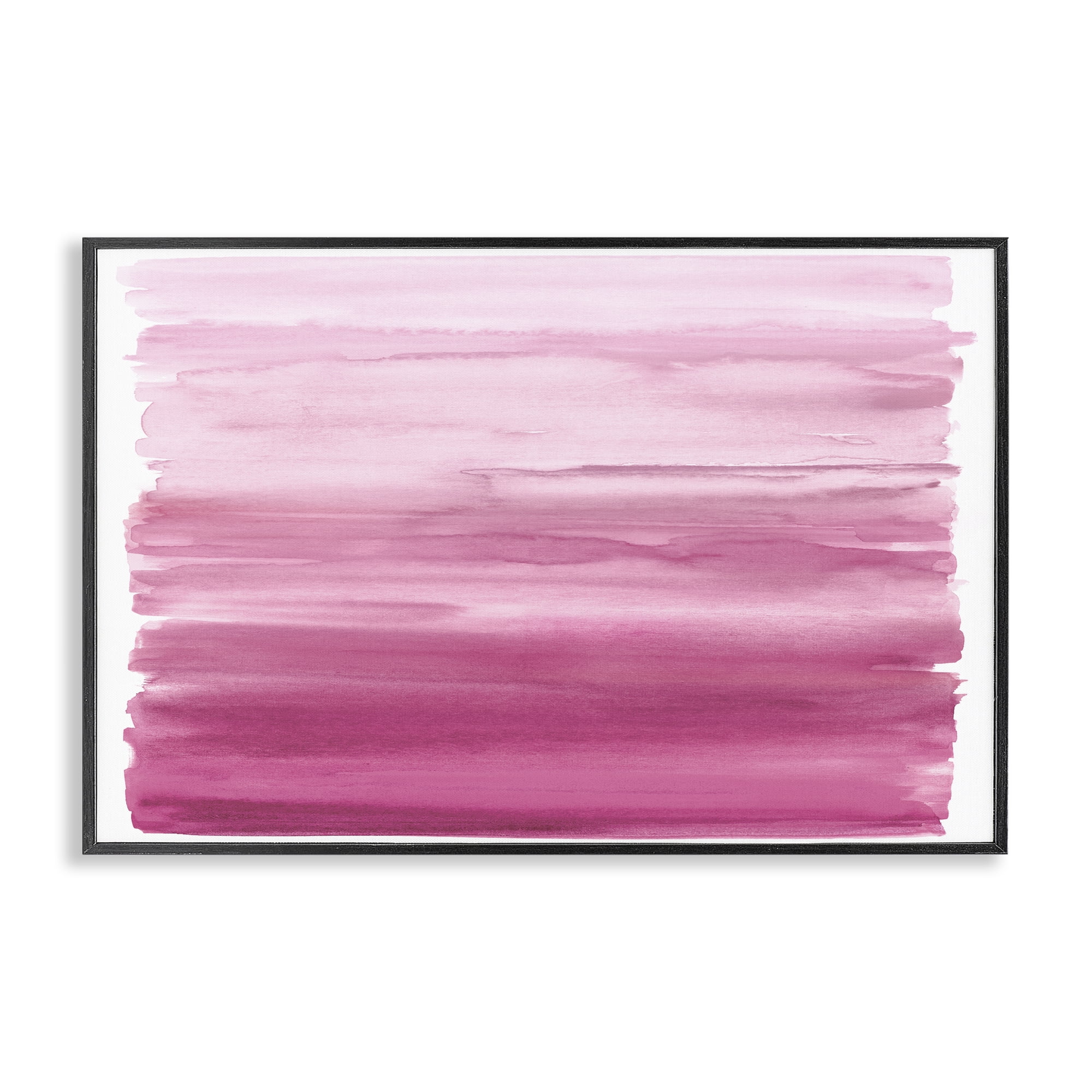 Stupell Industries Ombre Pink Blush Black Framed Giclee Art, design by Allie Corbin