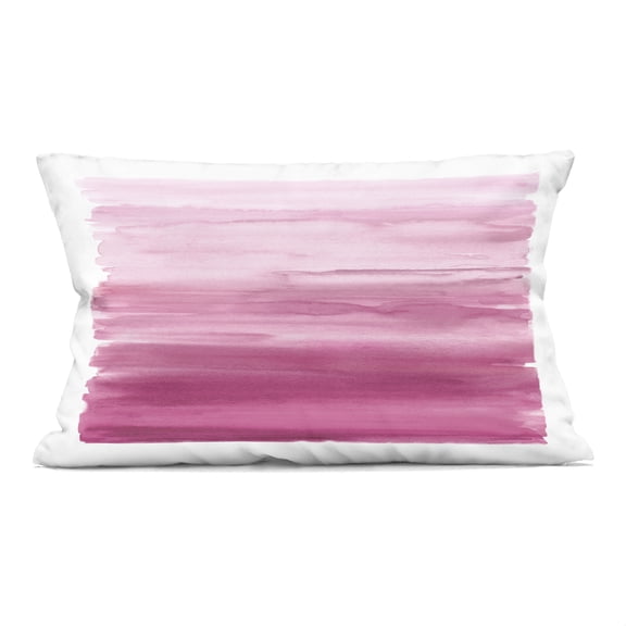 Stupell Industries Ombre Pink Blush Decorative Printed Throw Pillow, design by Allie Corbin, 14 x 7 x 20