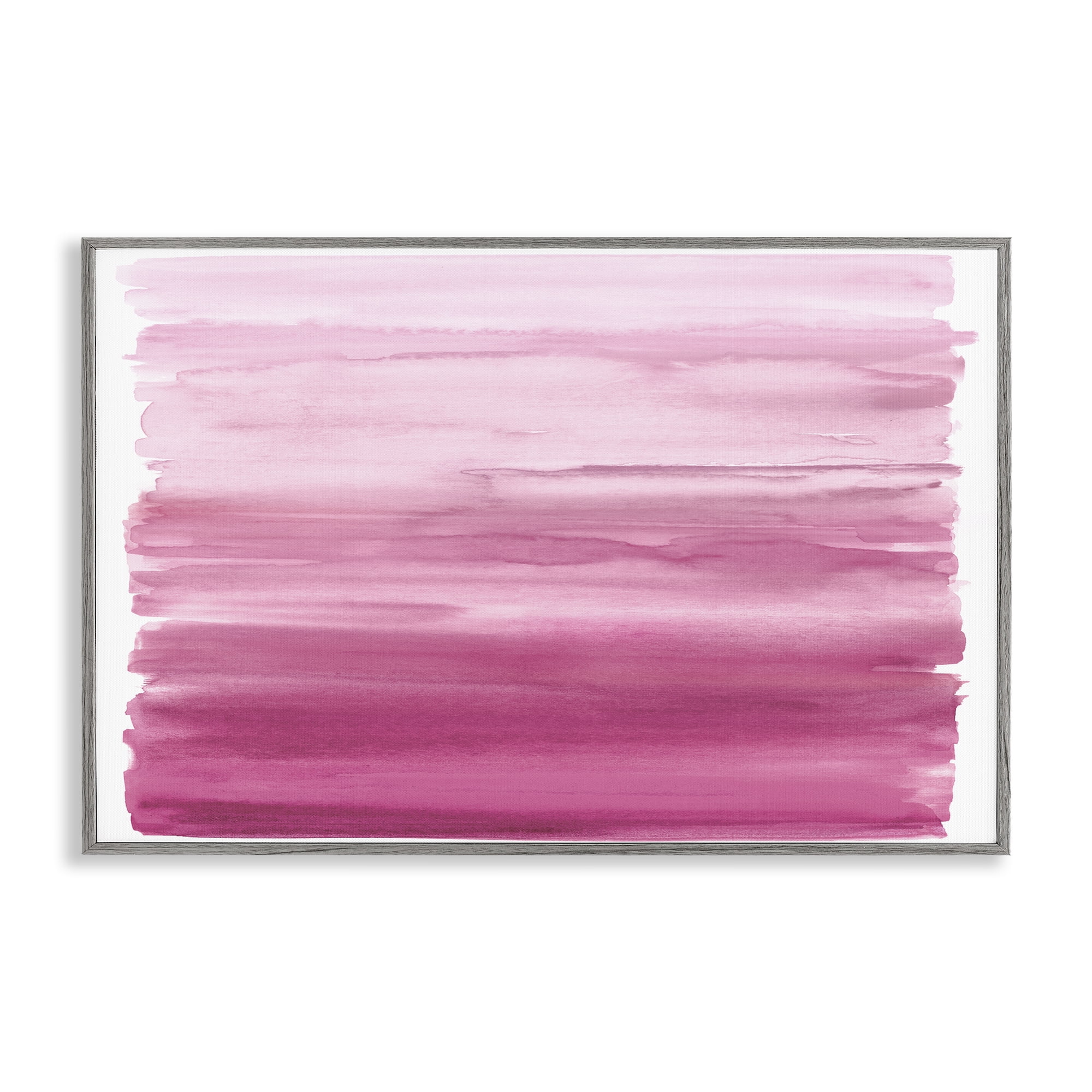 Stupell Industries Ombre Pink Blush Gray Framed Giclee Art, design by Allie Corbin